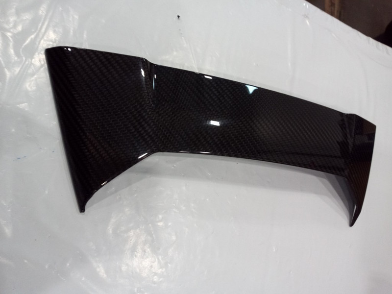 Used Carbon For Corvette C8 HTC Convertible Waterfall Rear Speaker Upper Cover