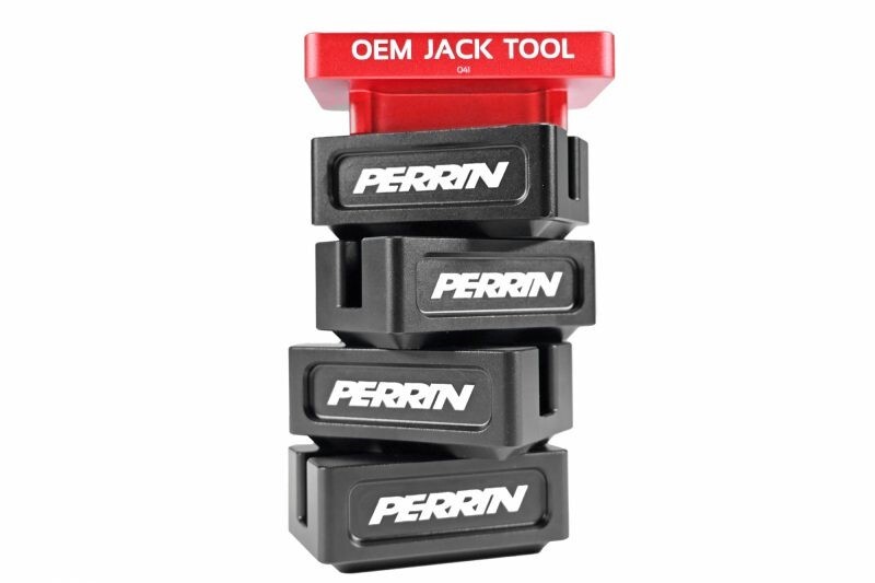 Perrin Black Jack Pad Set 5-Pieces For Subaru WRX STi BRZ Impreza Outback & More