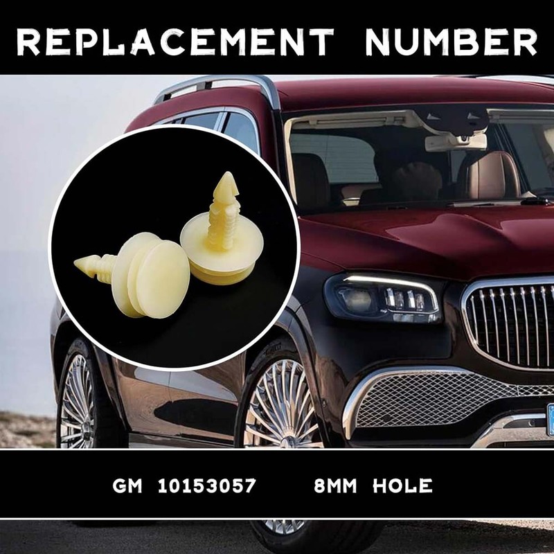 50PCS Plastic Door Trim Panel Retainer Car Fasteners Clips For Chevrolet S10 GMC gallery
