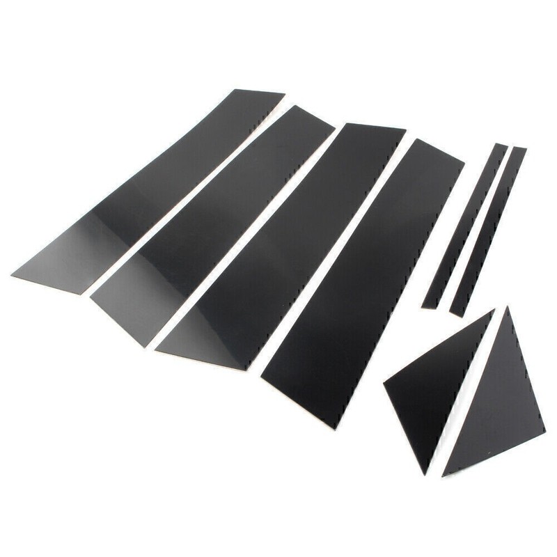 Pillar Posts Door Trim (8pcs/Set) FIT FOR Mazda 3 Sedan 2019-2021 Glossy Black gallery
