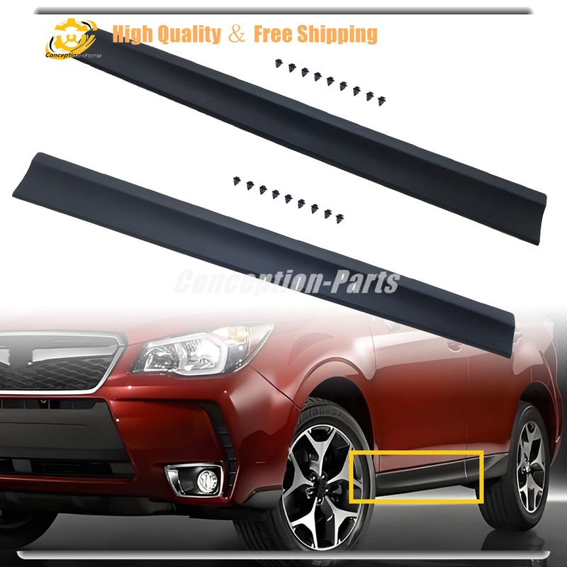 New Front Left&Right Door Molding Door Garnish For Subaru Forester 2014-2018