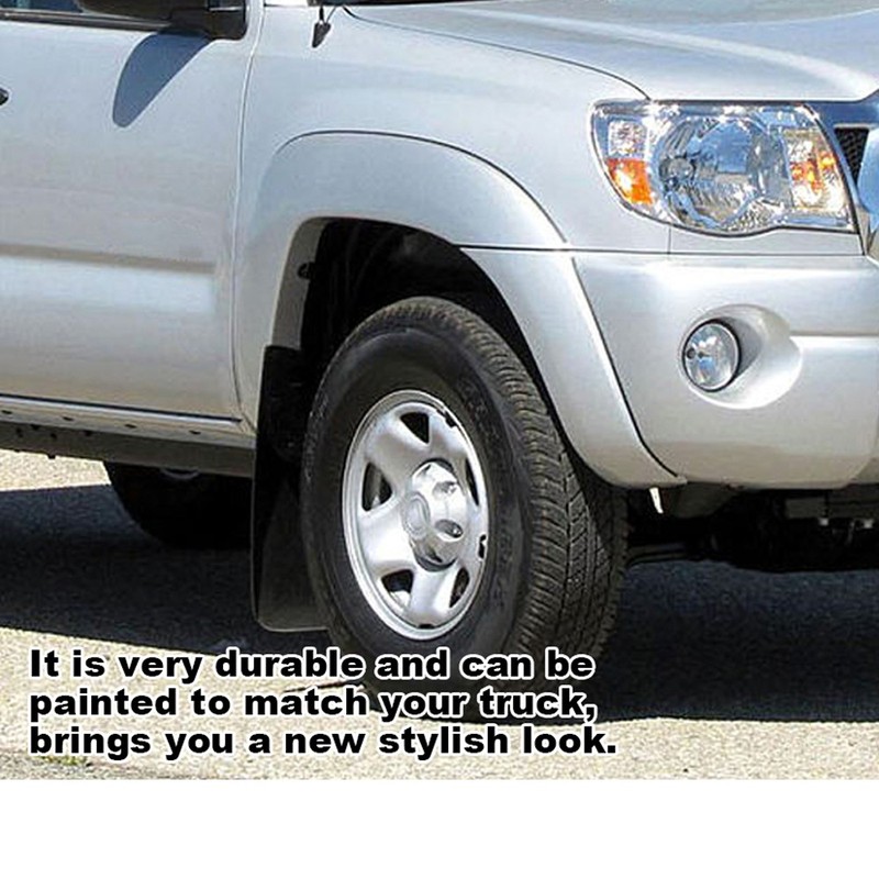 Pair Bumper End Caps Fits 2005-2011 Toyota Tacoma Front Primed Black Left Right gallery