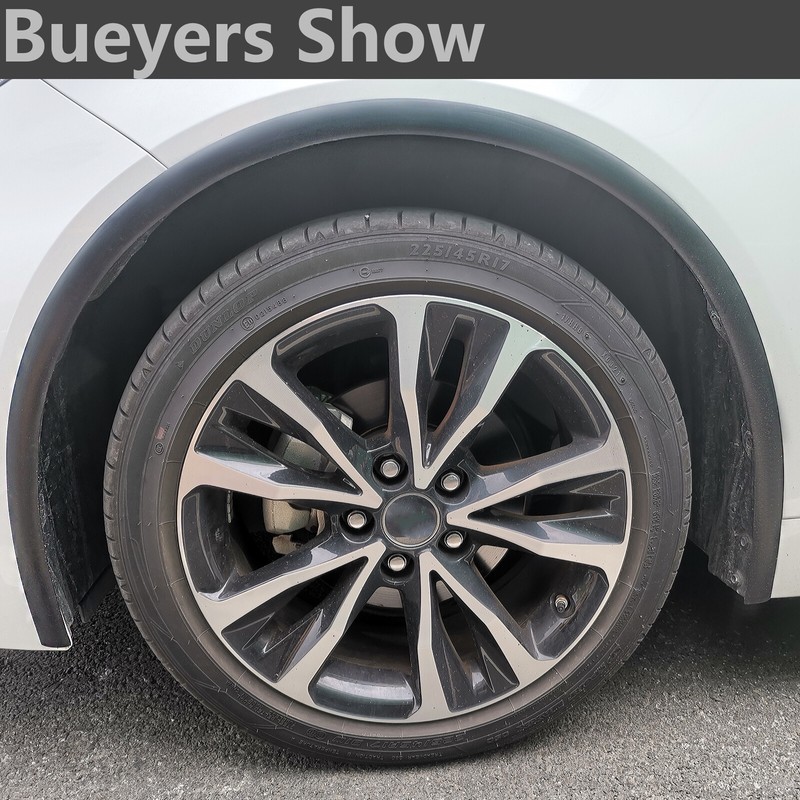 10FT Car Mud Flaps Fender Flare Wheel Eyebrow Arches Protector Lip Trim Moulding gallery