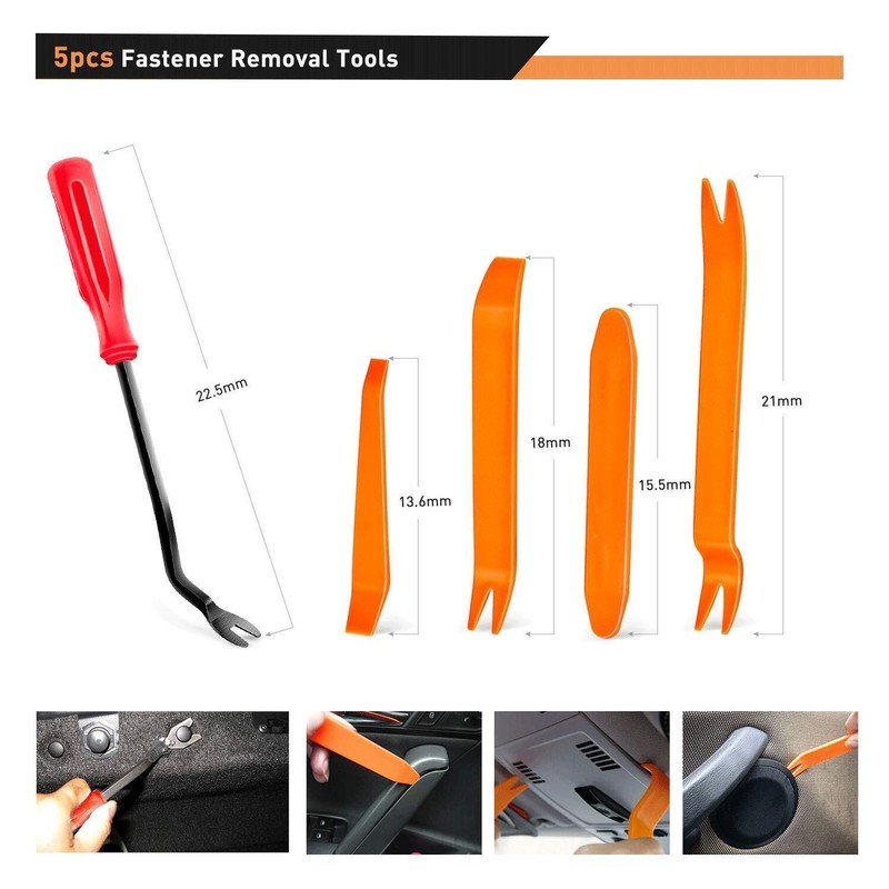 650Pcs Car Rivets Fastener Fender Push Pin Trim Auto Bumper Clips Retainer gallery