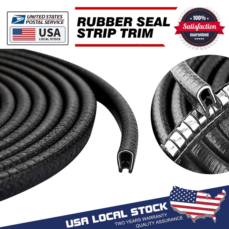 40ft Car Door Edge Trim Guard Rubber Seal Strip Protector Fit for Toyota Pickup