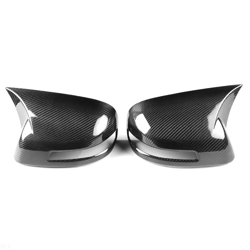 Carbon Fiber Wing Mirror Trim Fit For Honda Civic 2012-2015 Parts Genuine New