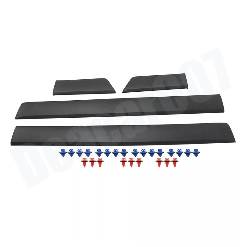 Outside Driver & Passenger Door Molding For Toyota 2007-2014 FJ Cruiser Set of 4