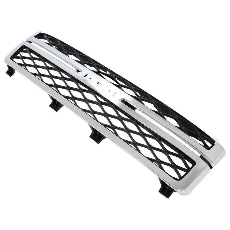 For Silverado/Sierra 2500 3500 HD 11-14 Chrome Front Grille Black Mesh Stlye gallery