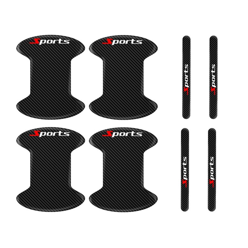 Black Invisible Car Door Handle Films Scratch Protector Sticker Car Accessories gallery
