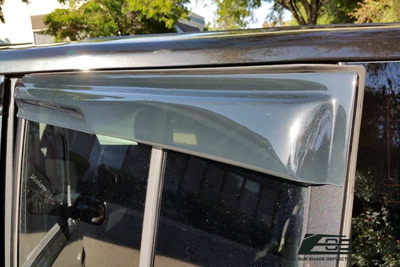 EOS Visors For 04-07 Scion xB JDM MUGEN Style Side Window Rain Deflectors Guard gallery
