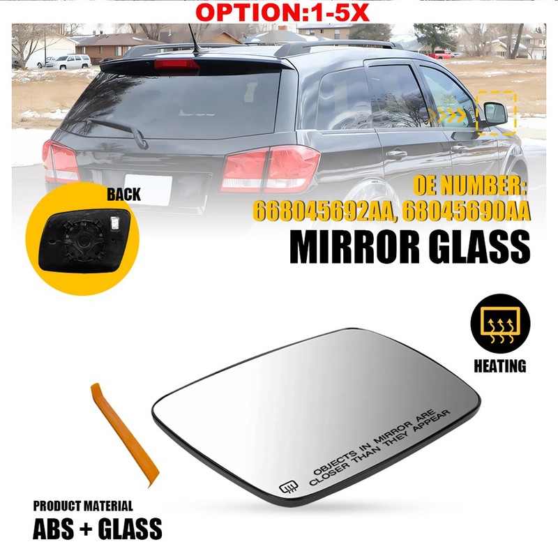 Right Side Heated Mirror Glass Backing Plate for 09-20 Dodge Journey 68045692AA