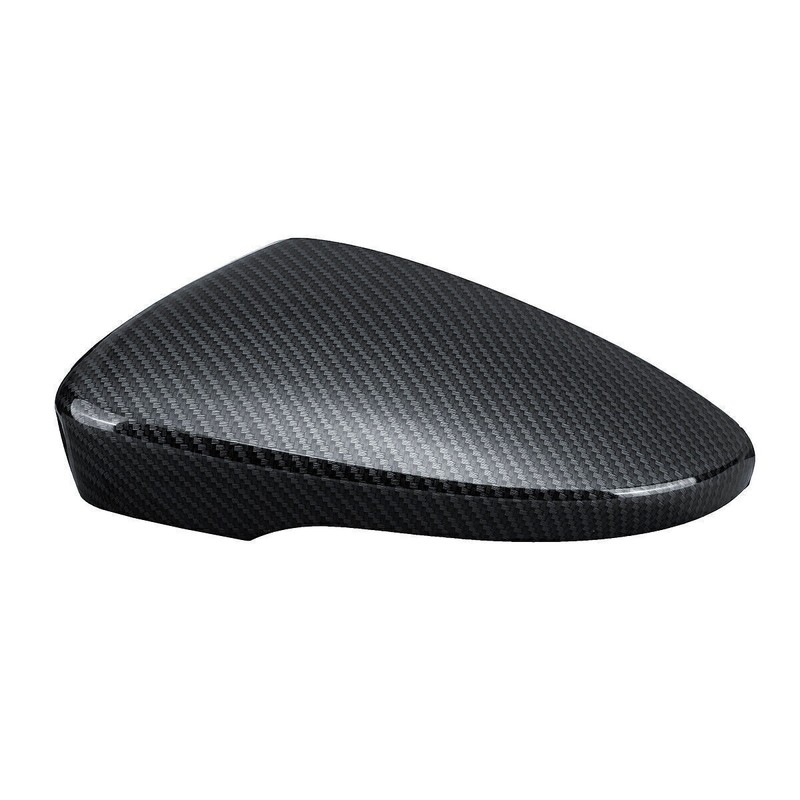 Pair Carbon Fiber Look Mirror Cover Cap for VW Passat CC Scirocco Beetle Jetta . gallery