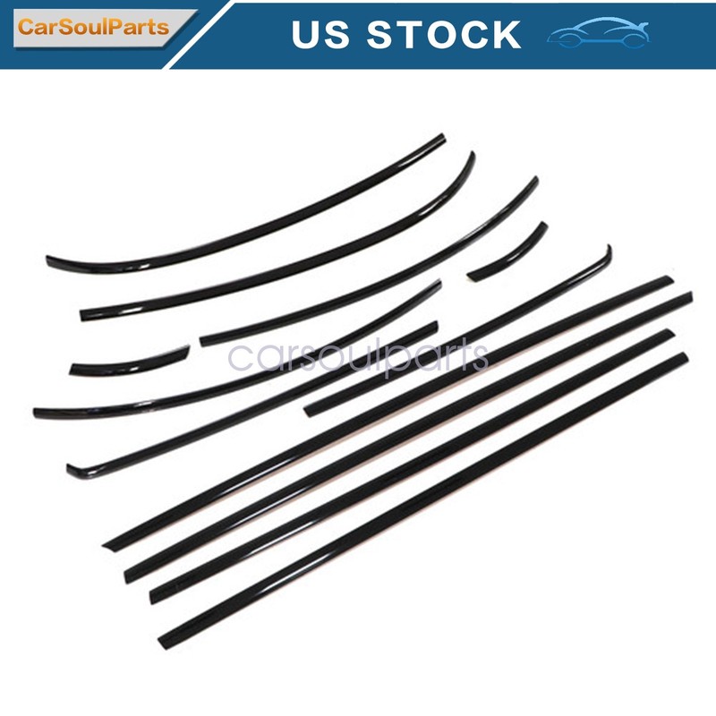 Stainless Steel Window Strip Trim Seal Belt Weatherstrip For MINI F54 4Door New