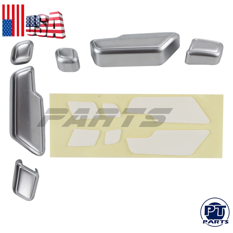 for 2012-2014 Mercedes-Benz CLS550 Matt Chrome Door Seat Adjust Switch Button