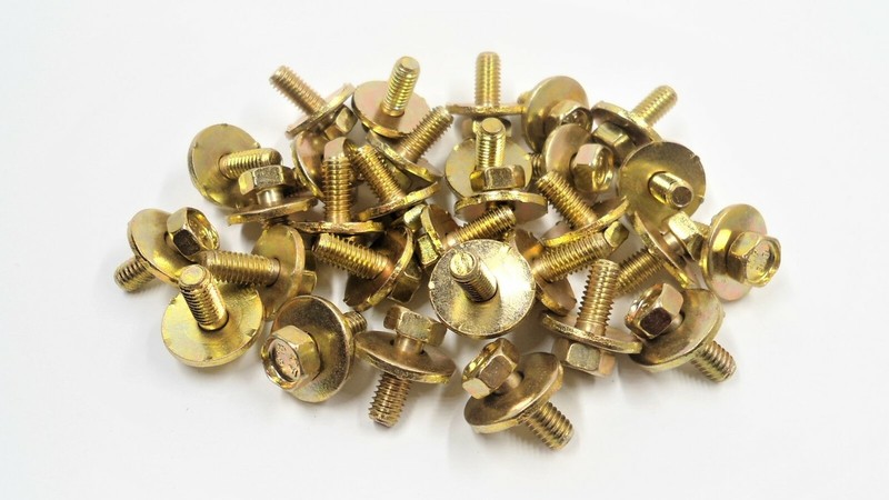 40 BODY BOLTS FOR NISSAN! M.6-1.0 x 16MM 10MM HEX FITS SENTRA MAXIMA TITAN ETC gallery