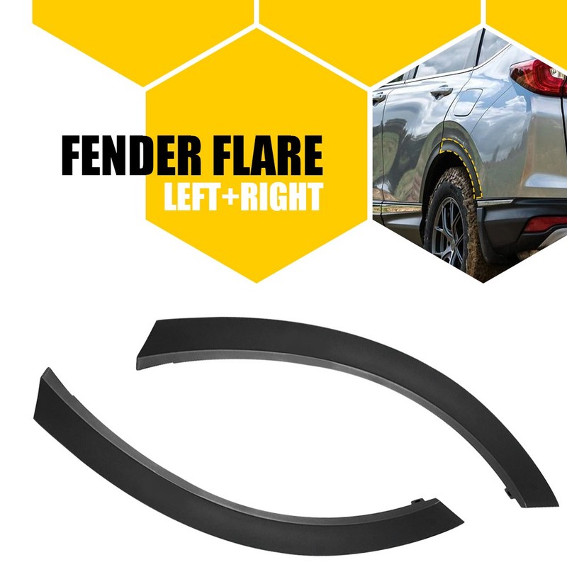 2PCS Left & Right Side Rear Wheel Flare Molding Trim For Honda CRV 2017-2022