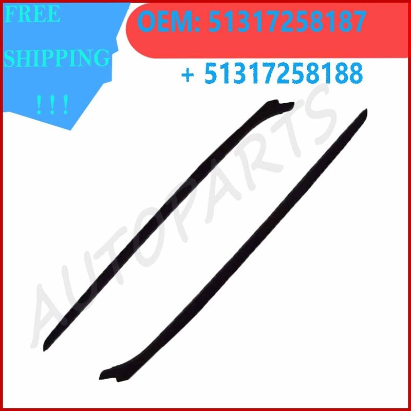 Front Windshield Drip Mouldings Pair LEFT/RIGHT FOR 12-19 F30 F31 F80 BMW 328I