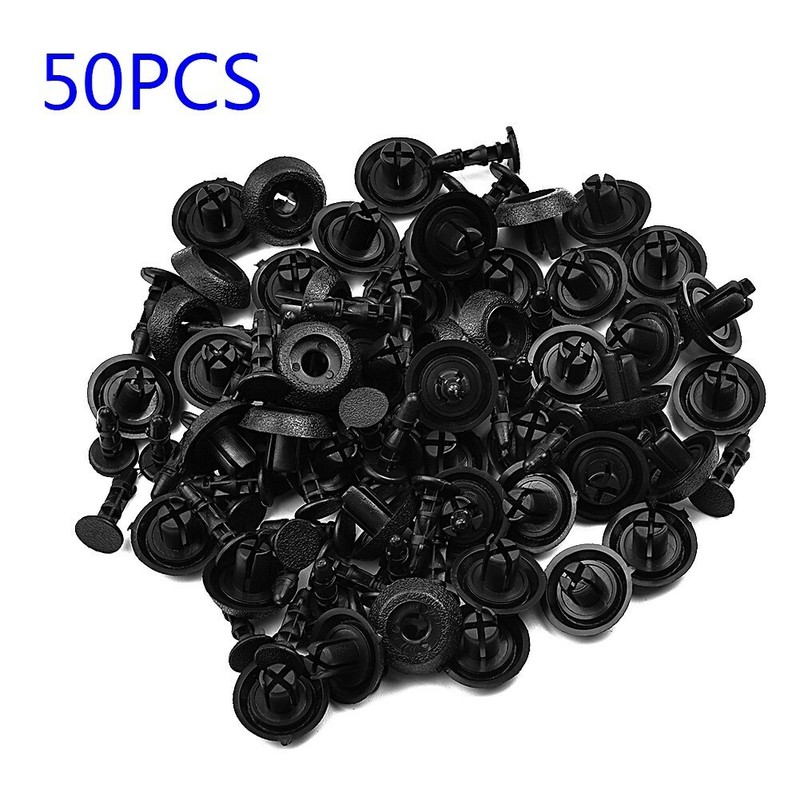 50pcs/set Plastic Car Rivet Clips Push Pins Fastener For Toyota for CAMRY