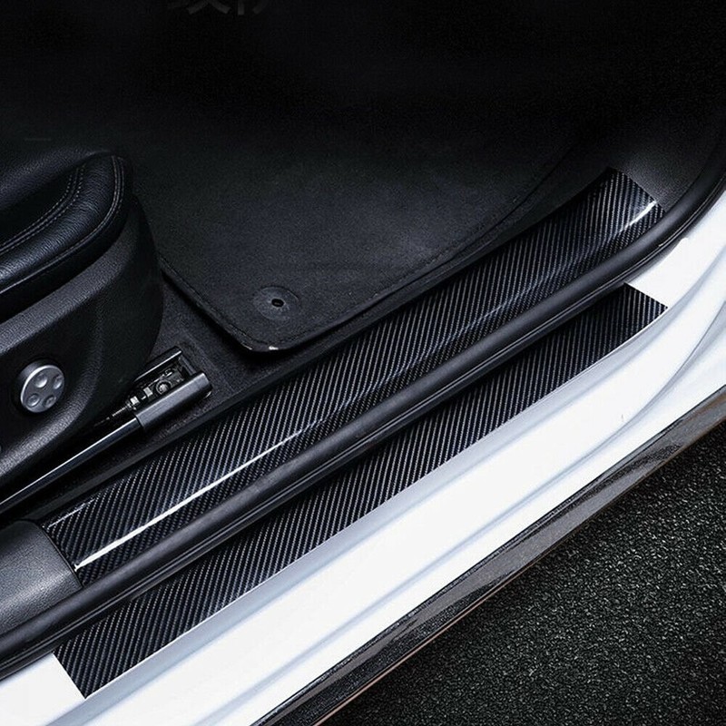 5D Premium Matte or Full Gloss Black Carbon Fiber Vinyl Wrap Sticker Film 10ft gallery