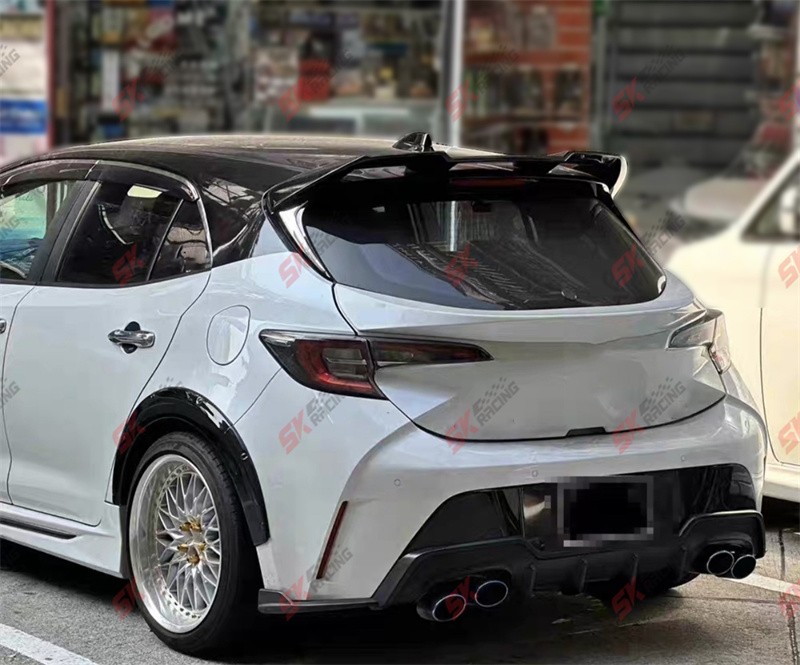 Rear Spoiler Roof Wing Fits For Toyota Corolla Hatchback 19-25 ABS Glossy Black gallery