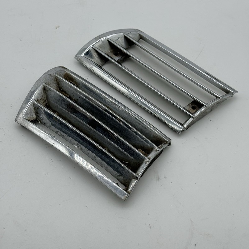 1969-1972 Porsche 911 912 Horn Grill Pair LWB Left & Right CHROME