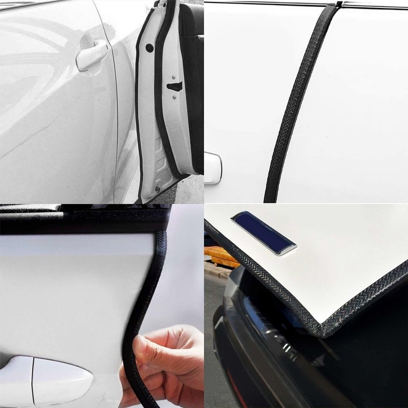 16feet Car Rubber Seal Trim Molding Strip Edge Door Lock Protector All Weather U gallery