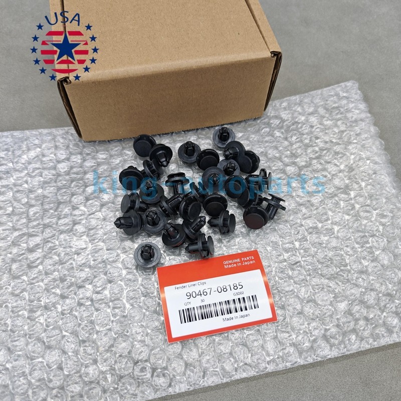 30PCS Push Type Clip Fender Liner Retainer Fastener Clips For Honda 9046708185 gallery