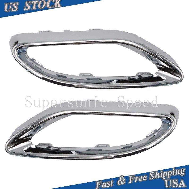 For Mercedes-Benz 2019-22 A220 2019-23 E450 2022-23 E53 AMG LH+RH Bumper Covers