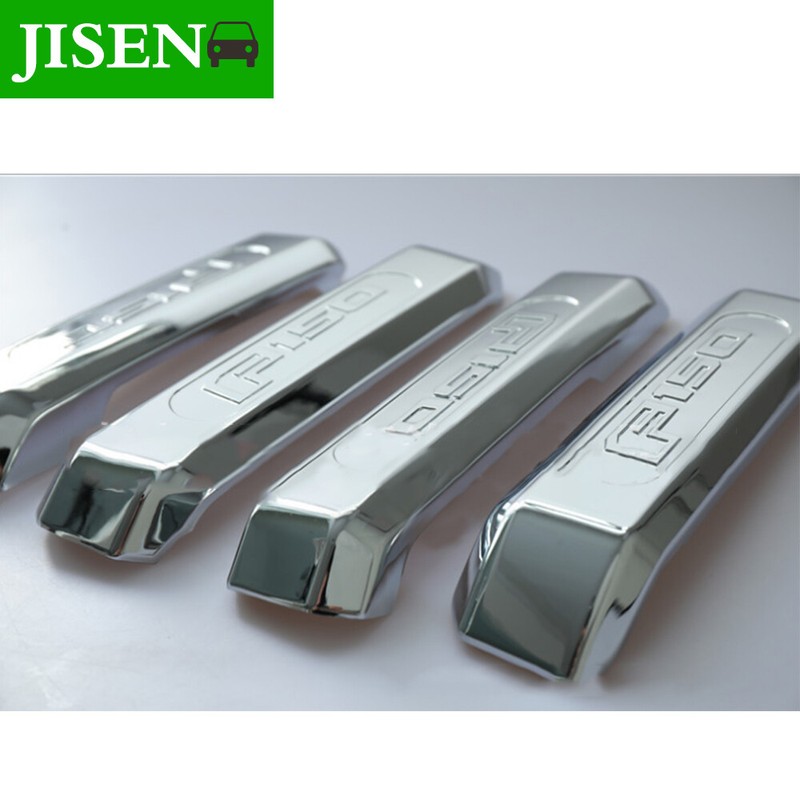 Interior Inner Door Handle Cover Trim Silver Chrome For Ford F-150 F150 2015-20 gallery