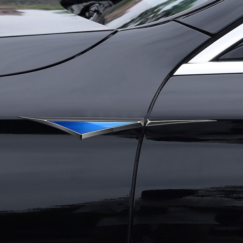 2x Car Door Side Fender Stickers Emblem Badge Decal Decorative Trim Accessories gallery