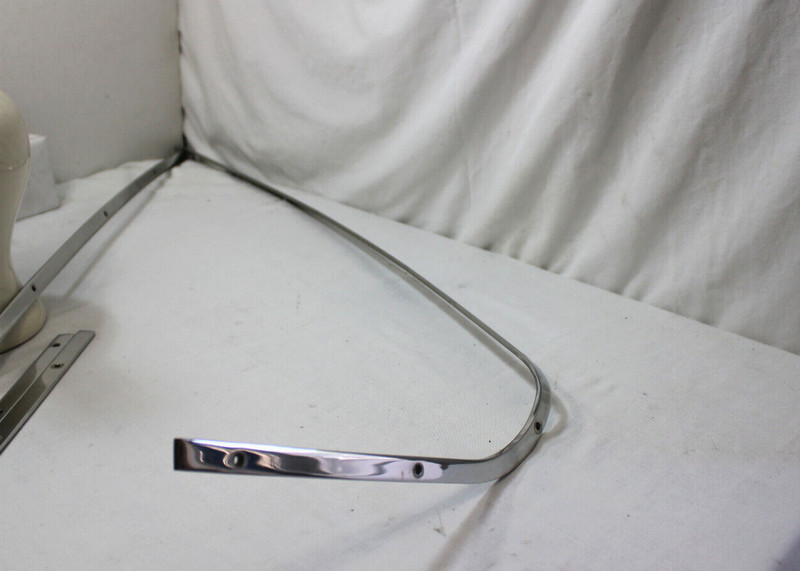 1992 CADILLAC DEVILLE REAR EXTERIOR CHROME TRIM & HARDWARE LOWER WINDOW 4 DOOR gallery