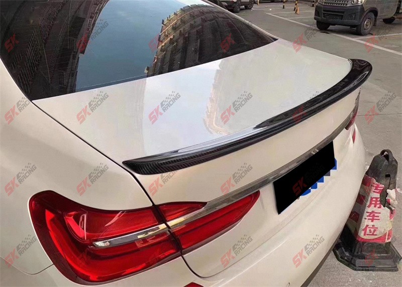 Fits BMW 7 Series G11 G12 16+ Forged/Carbon Fiber/Glossy Black Rear Spoiler Wing gallery