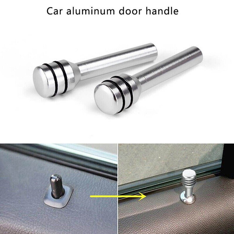 4PCS Interior Door Lock Knob Car Door Lock Pins Cover Aluminum Car Accessories gallery