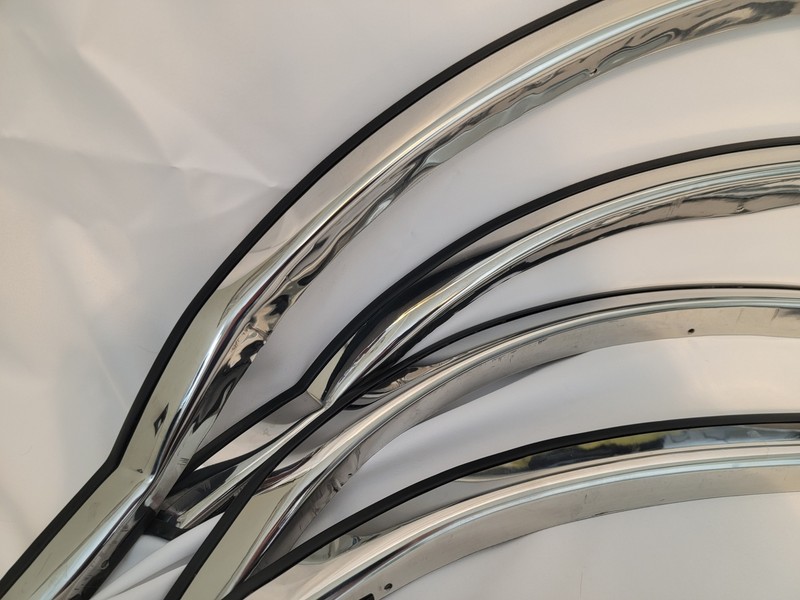 For F-150 Bronco F-250 F-350 87-1996 Chrome Polished Stainless Fender Trim 1" gallery