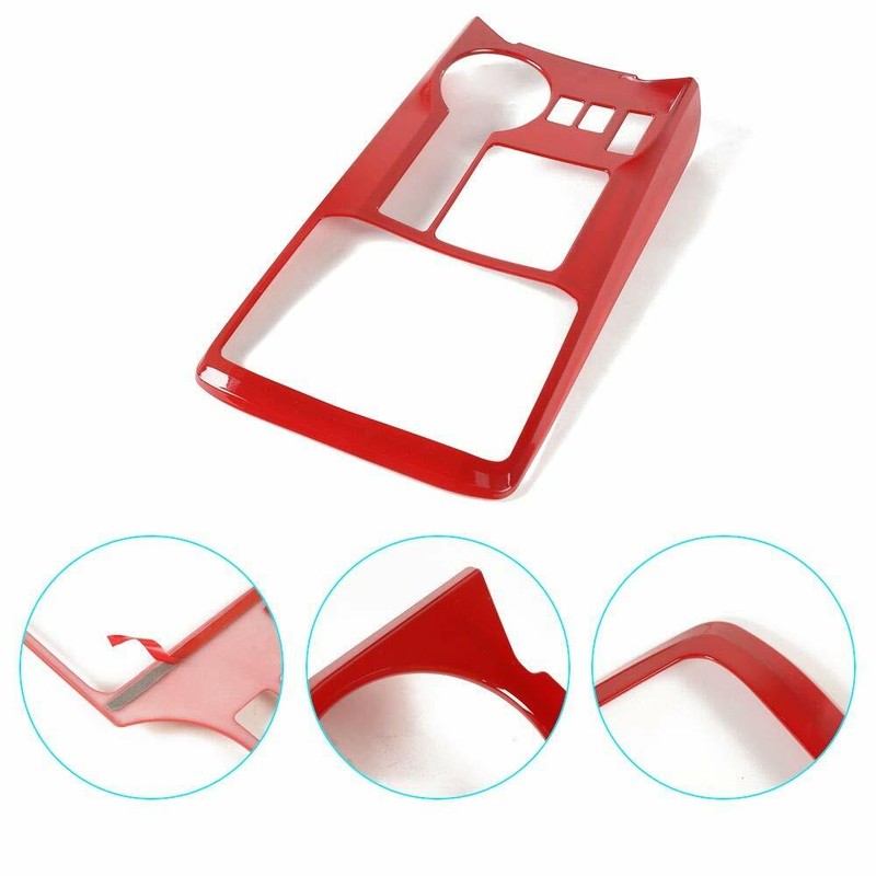 Interior Center Console Gear Shift Panel Cover Trim Red Fit For 4Runner 2010+ gallery