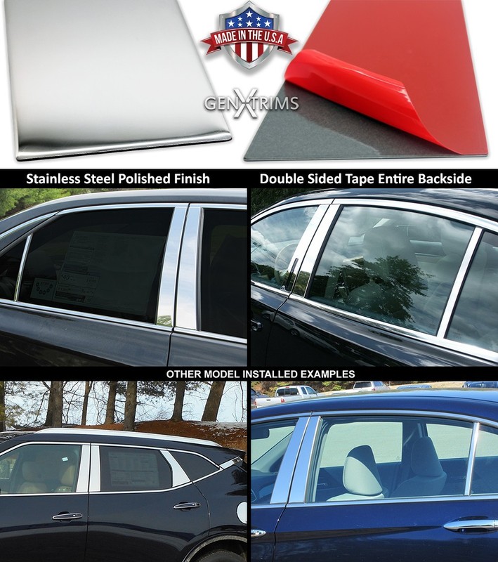 USA Made 304 Stainless Steel 6PC Pillar Post Trim FOR 2023-2026 Acura Integra gallery