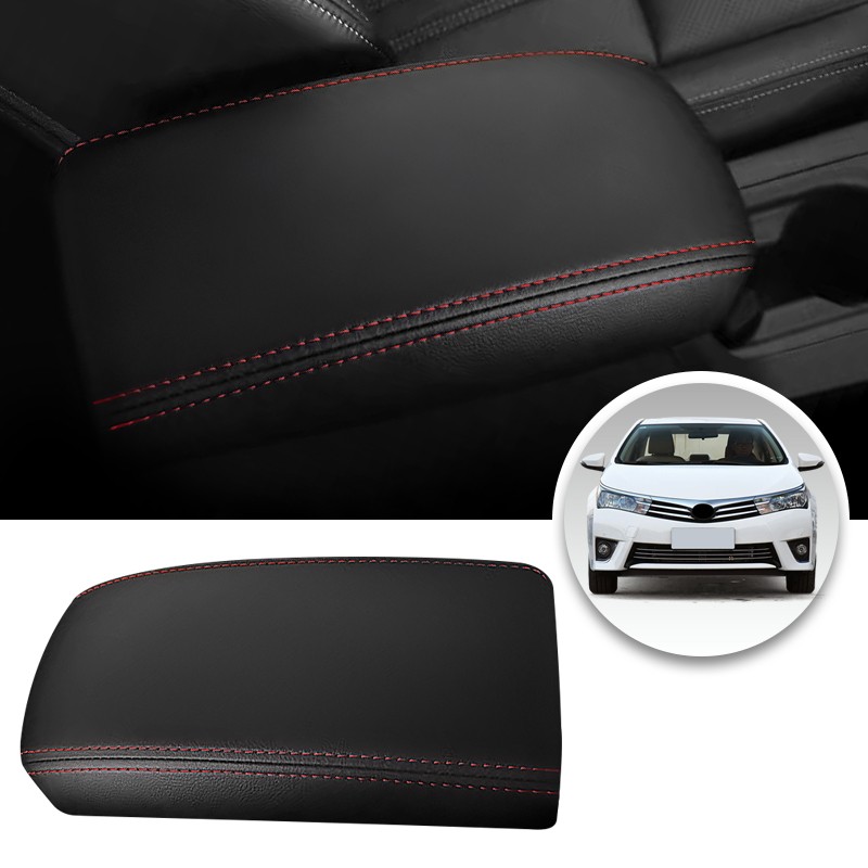For Toyota Corolla 2014-2017 Carbon Fiber Central Armrest Storage Box Cover NEW!