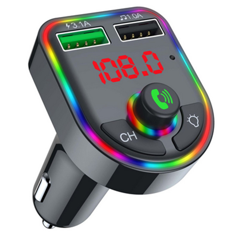 Car Bluetooth FM Transmitter MP3 Audio Wireless USB Charger Adapter Handsfree