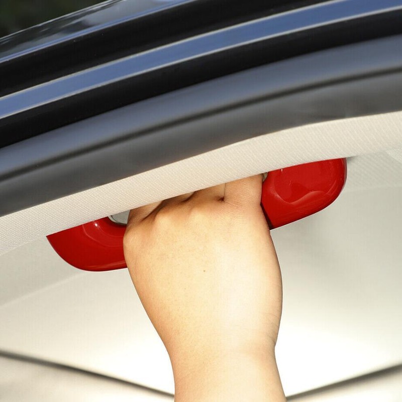 For 2011-2024 Dodge Durango ABS Red Inner Roof Grab Bar Handles Trim Decor Cover gallery