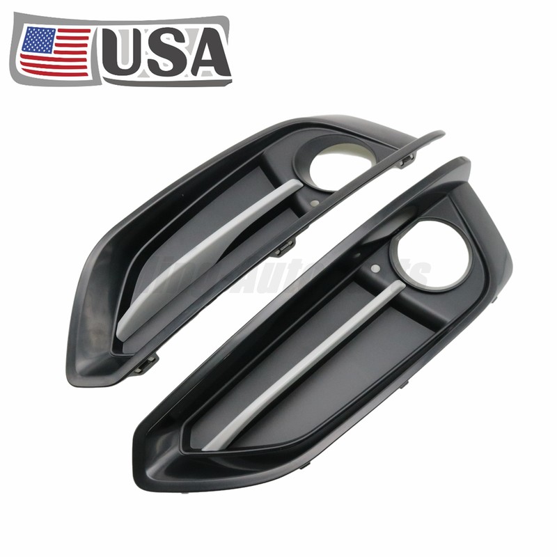 Left and Right Side Fog Light Molding Fit For 2014-2020 BMW 228i 230i