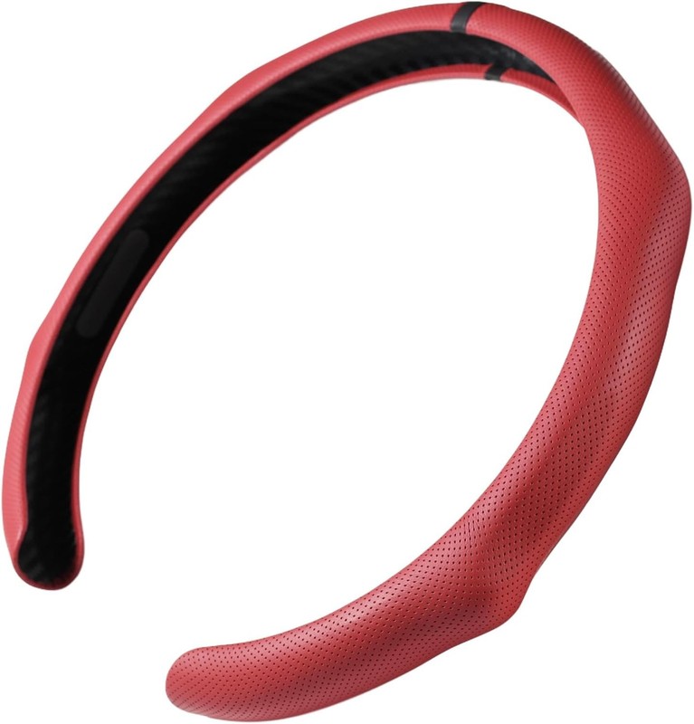 For Honda 14.5-15 inch Car Steering Wheel Cover Premium Nappa Leather Breathable gallery