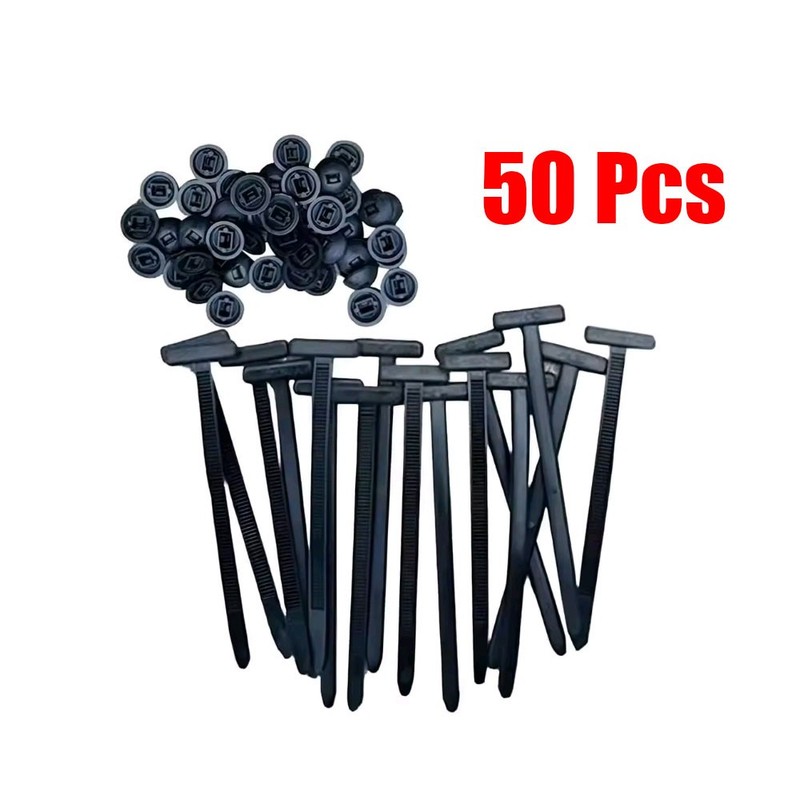 Black Car Self-Locking Nylon Universal Cable Ties Buckle Fixed Straps Zip Ties gallery