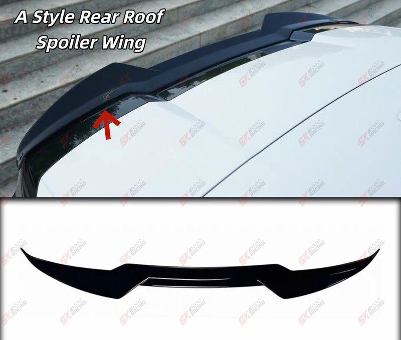 Rear Spoiler Wing Roof Spoiler Wing Kits ABS Glossy Black Fits BMW X3 G45 2025+
