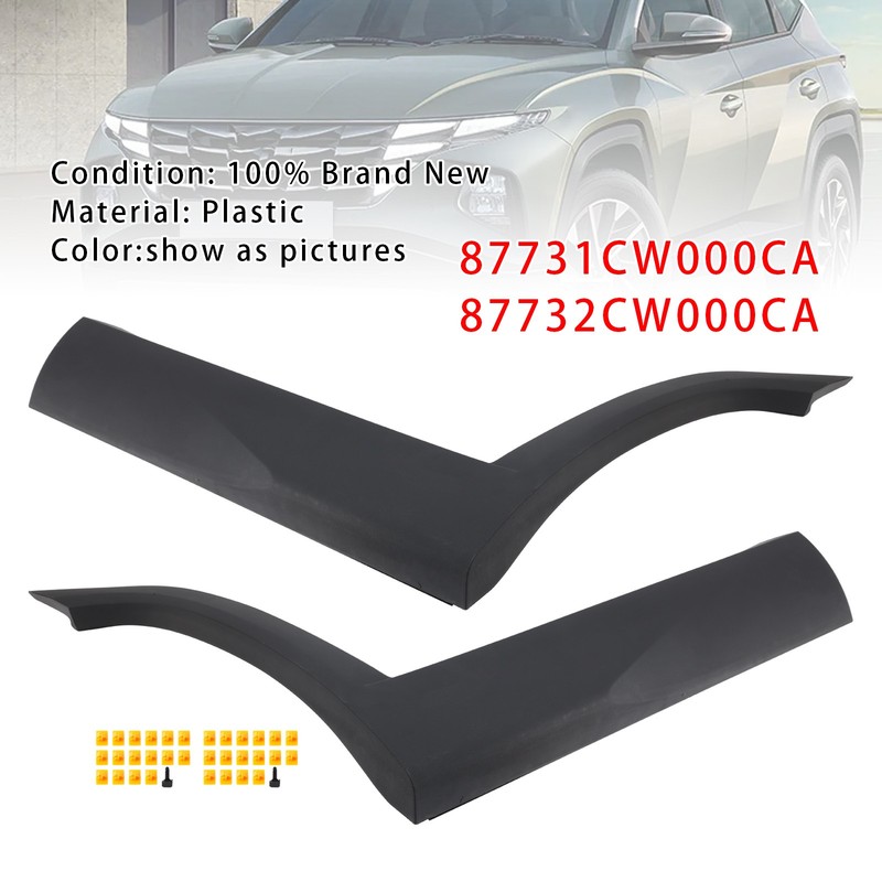 Rear Left+Right Side Door Lower Molding For Hyundai Tucson 2022-2023