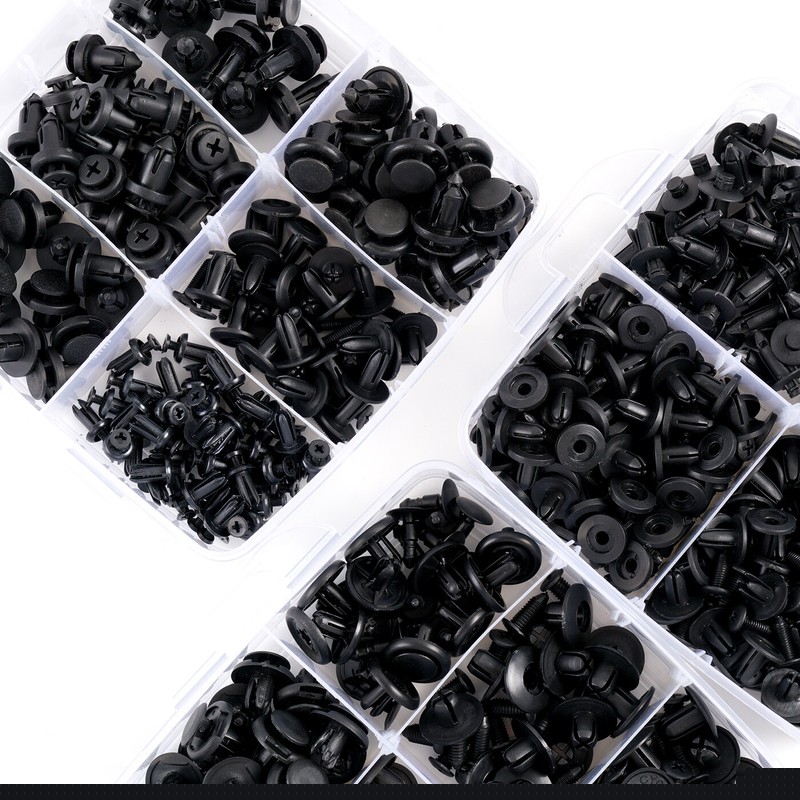690 Pcs Car Retainer Clips Auto Fasteners Push Trim Clips Pin Rivet Bumper Kit gallery