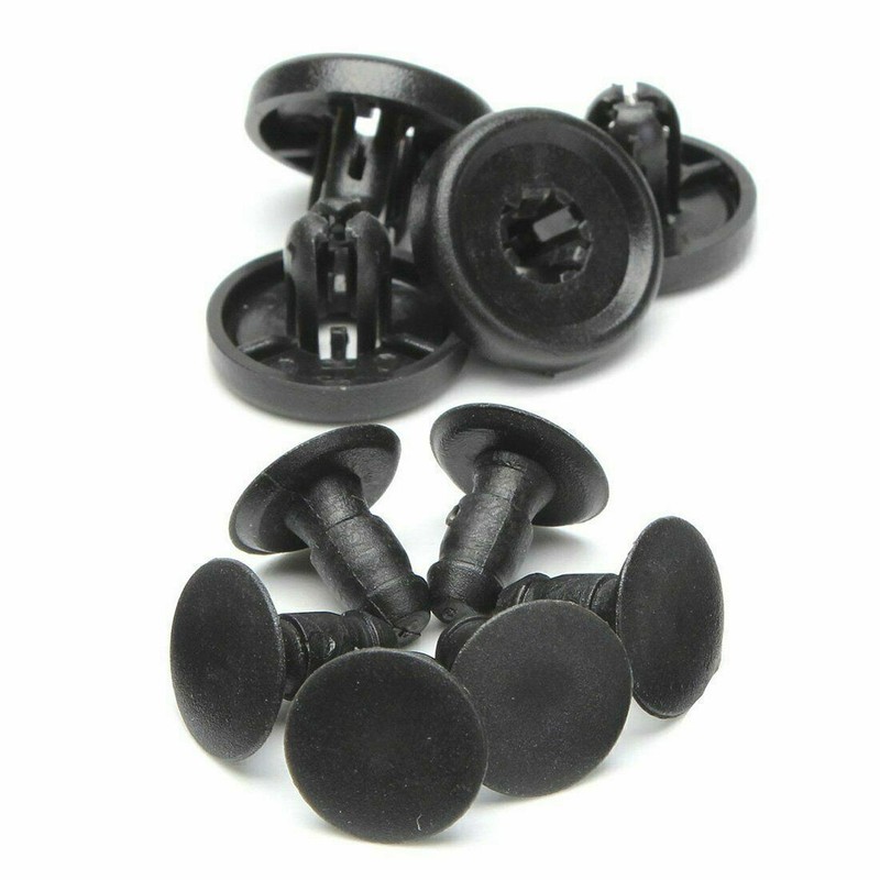 100 pcs Fender Push Clips Retainer Plastic Rivet Fastener 7mm For Toyota Pontiac gallery