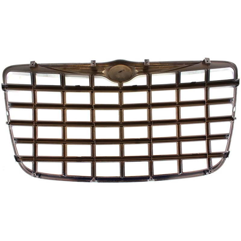 Grille For 2005-2010 Chrysler 300 Chrome Shell w/ Silver Insert Plastic gallery