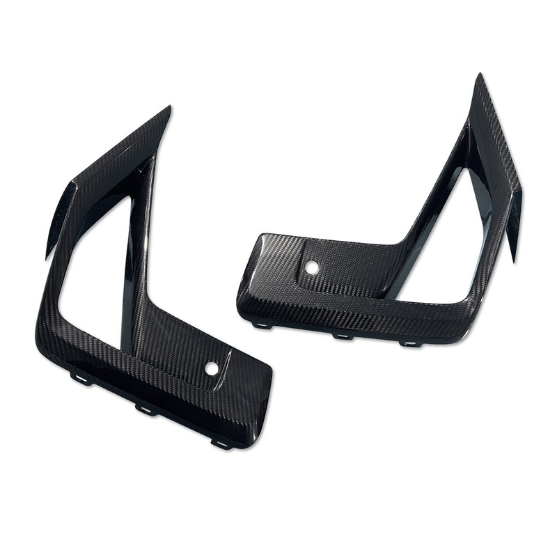 Front Fog Light Lamp Cover Trim For BMW X3M F97 X4M F98 19-23 Real Carbon Fiber gallery