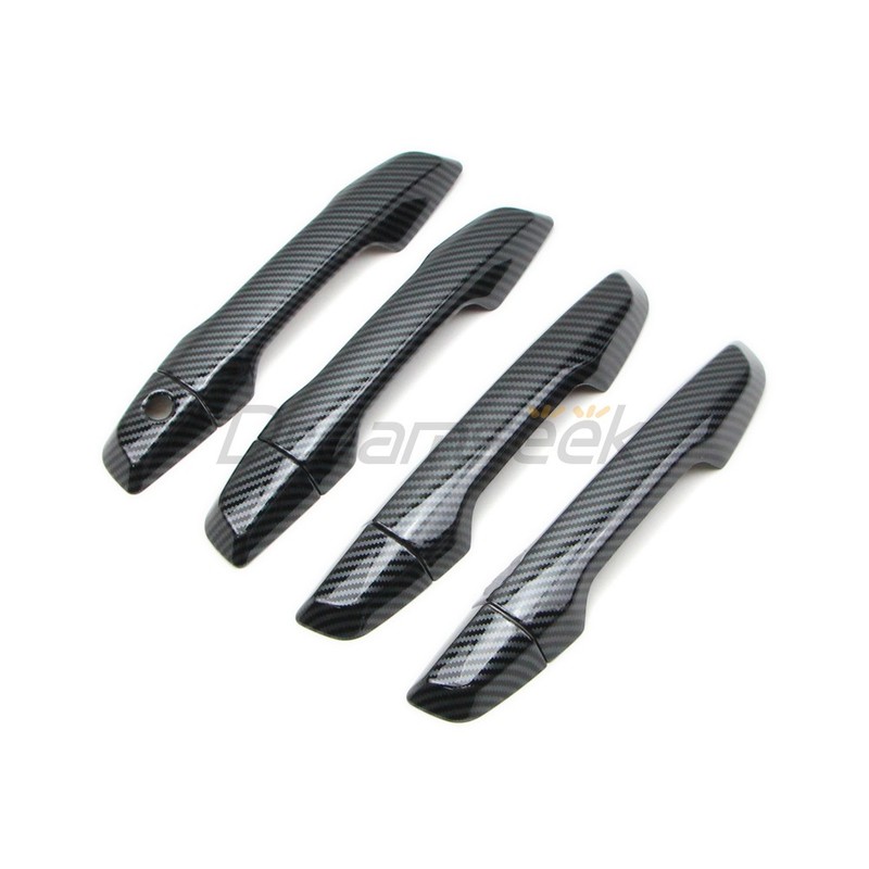 Door Handle Cover For Honda CRV CR-V 2017-2022 Carbon Fiber Style Trim Moulding gallery