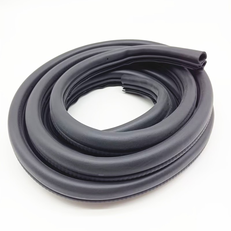 Car Door Seal Strip Body Mounted EPDM Steel Belt Strip Moldings Trims Protector